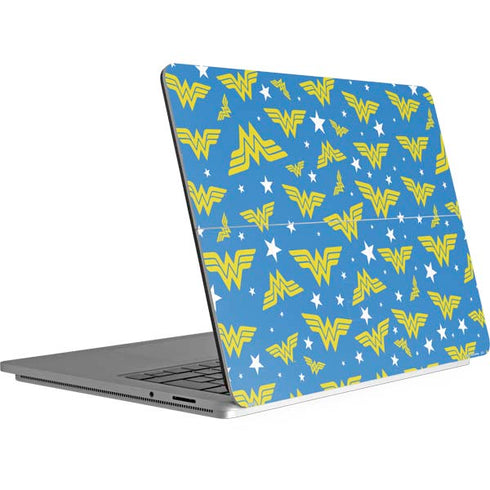 DC Comics Wonder Woman Logo Pattern Surface Laptop Studio Skin